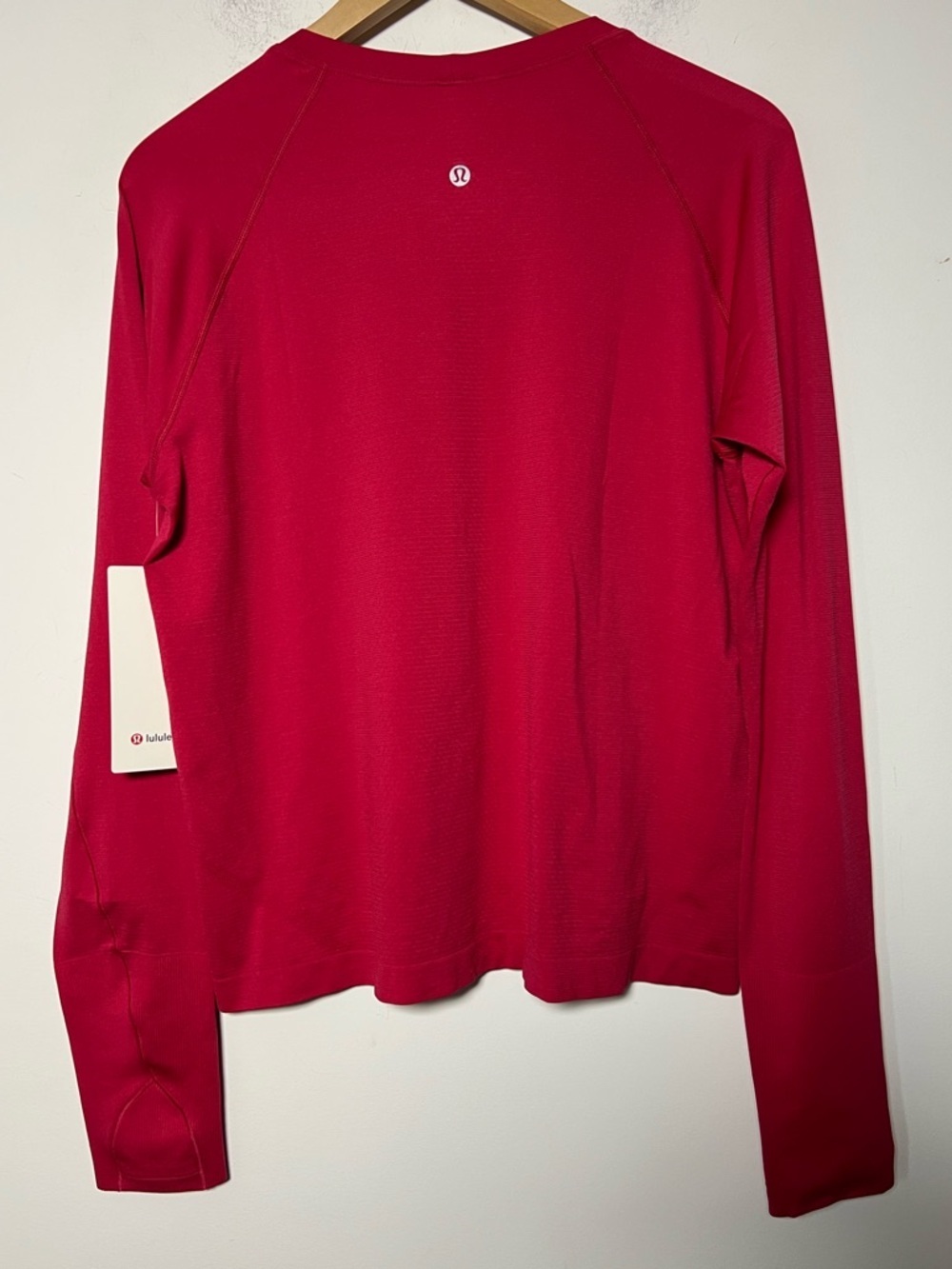 lululemon Swiftly Tech Long-Sleeve Shirt 2.0 Waist Length Pink Dragonfruit 2025 - Picture 9 of 11